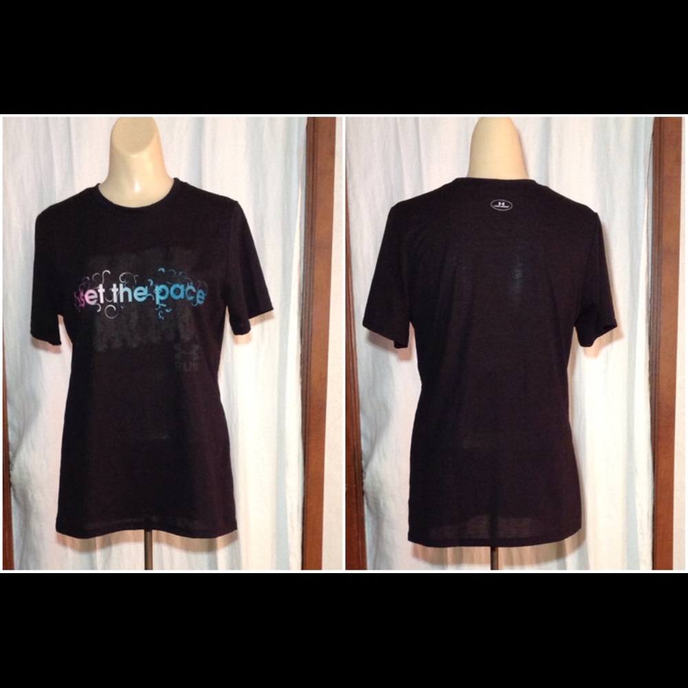 Women's Size S Under Armour Run Set the Pace Shirt